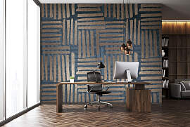 Fototapete MARBURG "Estelle", blau,