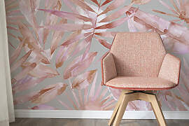 Fototapete MARBURG "Expedition", pink,