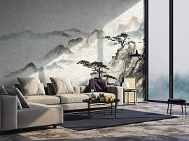 Fototapete MARBURG "Hanako", beige,