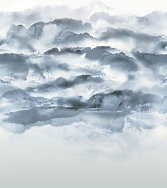 Fototapete MARBURG "Horizon", blau,