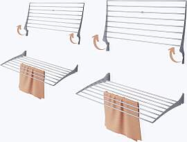 Foxydry Fold 100 x 2 wand-montierte platzsparende