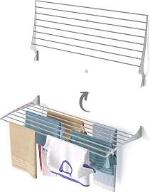 Foxydry Fold 120 wand-montierte platzsparende