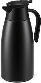 Foymlon 2L Thermoskanne, Doppelwandige Kaffeekanne 