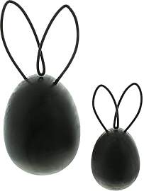 Frak Flechtwaren Hase Black im 2er Set, Moderne