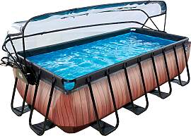 Framepool EXIT, braun, B:200cm H:100cm L:400cm,