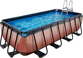 Framepool EXIT, braun, B:200cm H:100cm L:400cm,