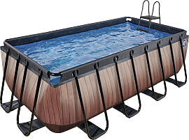 Framepool EXIT, braun, B:200cm H:122cm L:400cm,