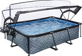 Framepool EXIT, grau, B:150cm H:65cm L:220cm,