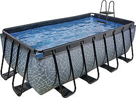 Framepool EXIT, grau, B:200cm H:122cm L:400cm,