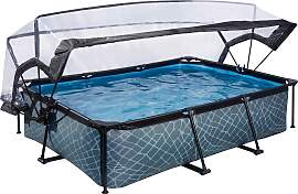 Framepool EXIT, grau, B:200cm H:65cm L:300cm,