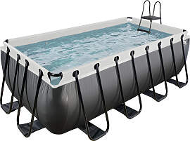 Framepool EXIT, schwarz, B:200cm H:122cm L:400cm,