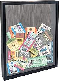 FramePro Reise-Schattenbox, schwarz, 28 x 35 cm,