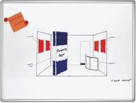 FRANKEN Whiteboard PRO 60,0 x 45,0 cm weiß