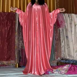 Frauen Seide Satin Lange Robe Kimono Robe Feminino 