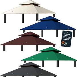 freigarten.de Ersatzdach für Pavillon 334 cm x