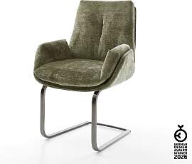Freischwinger Clea-Flex Chenille Olive