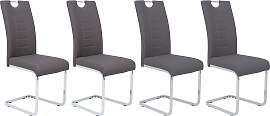 Freischwinger HELA "Ruby", grau (grau,