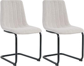 Freischwinger MÖBILIA, beige (beige, schwarz,