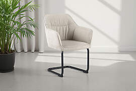 Freischwinger OTTO HOME "Elba", beige,