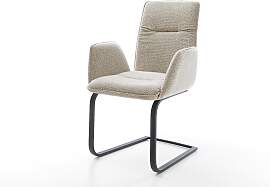 Freischwinger Vinja-Flex Webstoff Soft Beige