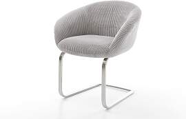 Freischwinger Vinka-Flex mit Armlehnen Cord