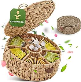 freshboho Teebox für Teebeutel [extra große