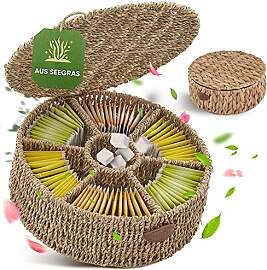 freshboho Teebox für Teebeutel [extra große
