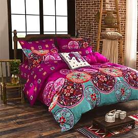 Freyamy Bohemian Bettwäsche 200x200 Boho Mandala