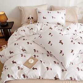 Freyamy Dackel Bettwäsche 135x200cm Mädchen
