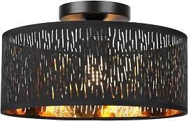 FRIDEKO HOME Deckenlampe Schwarz Durchbrochener