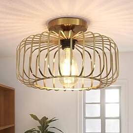FRIDEKO HOME Deckenlampe Schwarz Modern