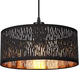 FRIDEKO HOME Hängelampe Schwarz Gold