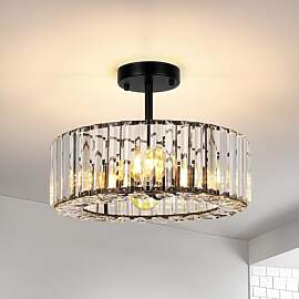FRIDEKO HOME Modern Kristall Deckenleuchte 4