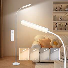 FRIDEKO HOME Stehlampe Wohnzimmer LED 360°