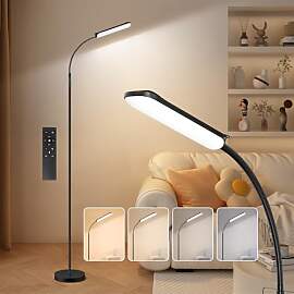 FRIDEKO HOME Stehlampe Wohnzimmer LED 360°