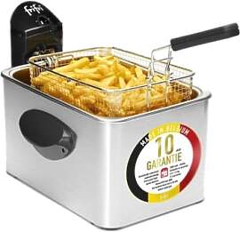 Frifri FI.5848 Fritteuse, 4,5 l, 3200 W, Grau