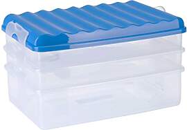 Frischhalte-Stapelbox 3-teilig mit Deckel