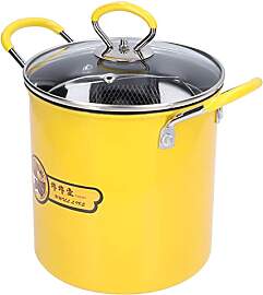 Friteuse, 3L Mini Fritteusen Topf,