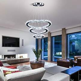 FRIXCHUR Kristall Kristallhanglampe,Kristall