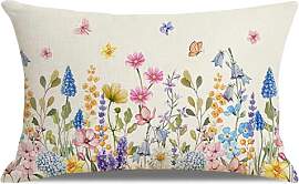 Frühling Kissenbezug 30x50cm, Blumen