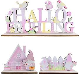 Frühlingsdeko,3 Stück Frühlingsdekoration,Deko