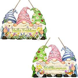 Frühlingsdeko Ostern Deko für Türschild,