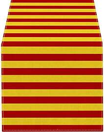 FSSTUD 33 x 183 cm rot und gelb gestreifter