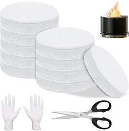 FSWWSF10 Stück Keramikwolle für Bioethanol,