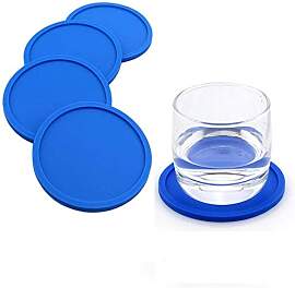 FülleMore 4er Set Silikon Glasuntersetzer