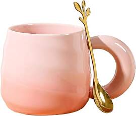 FülleMore Farbverlauf Porzellan Kaffeebecher mit