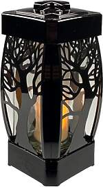 FÜNDIG Grablicht Laterne FISO Baum -