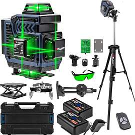 FUGERT Kreuzlinienlaser 4D 360° 16 Linien Grün