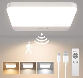 FULEN Deckenlampe Badezimmer mit Bewegungsmelder,