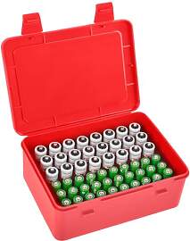 FULLCASE Batterie-Aufbewahrungs-Organizer, hält